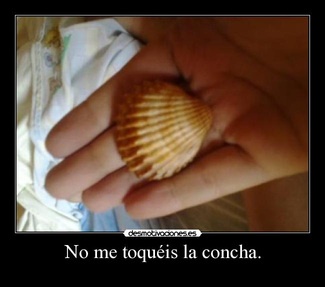 No me toquéis la concha. - 