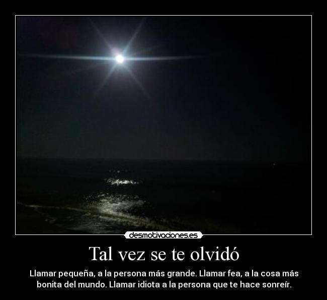 Tal vez se te olvidó - 