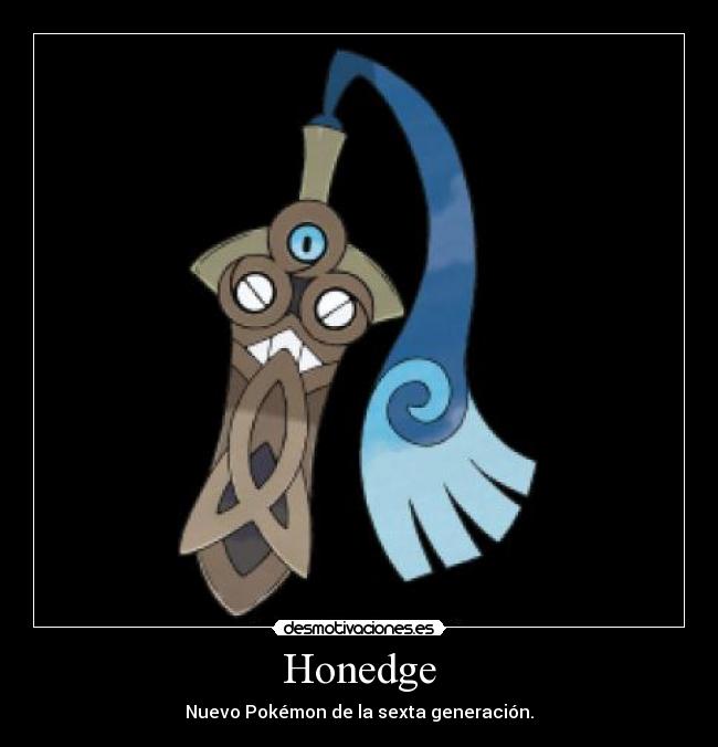 Honedge - Nuevo Pokémon de la sexta generación.