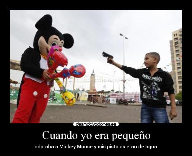 Cuando yo era pequeño -