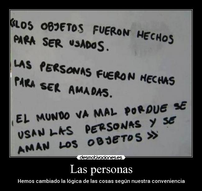Las personas -
