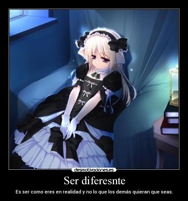 Ser diferesnte - 