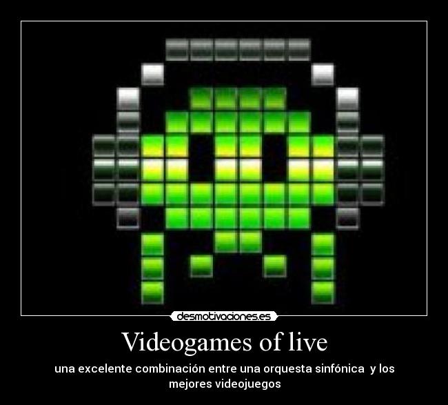Videogames of live - una excelente combinación entre una orquesta sinfónica y los mejores videojuegos