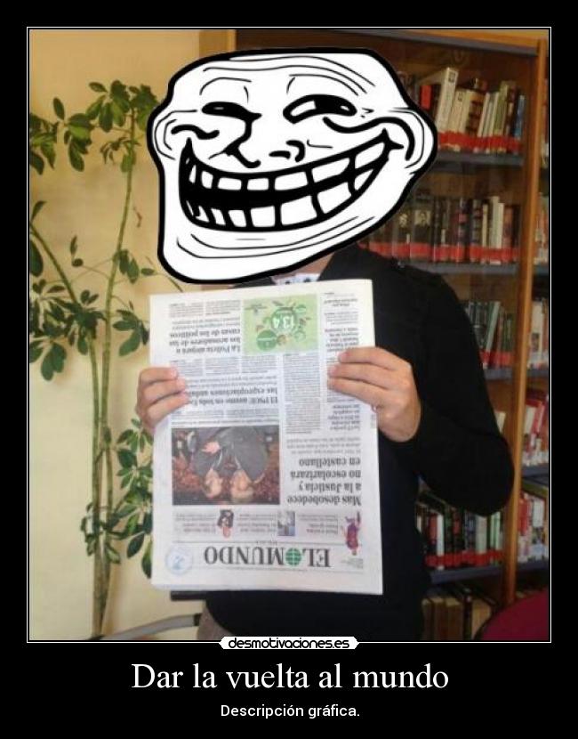 Dar la vuelta al mundo - Descripción gráfica.