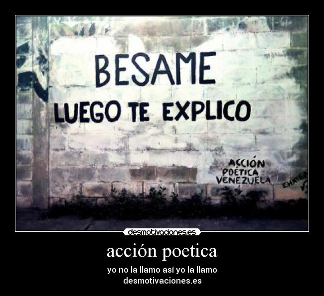 acción poetica -