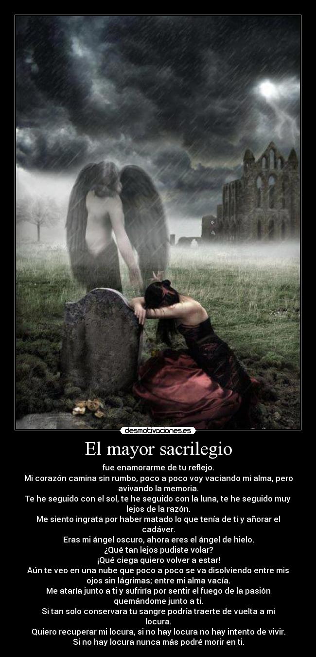 El mayor sacrilegio - 
