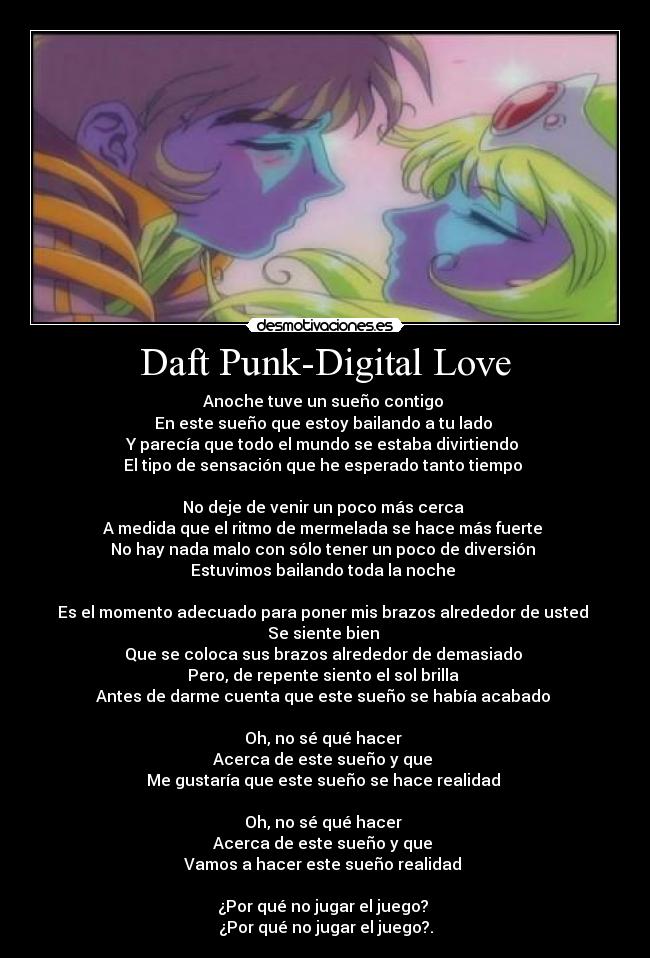 Daft PunkDigital Love Desmotivaciones Daft PunkDigital Love Desmotivaciones