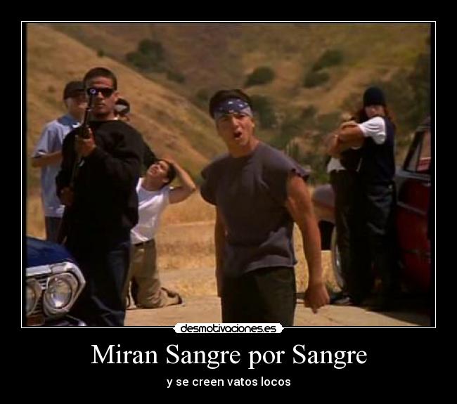 Miran Sangre por Sangre - y se creen vatos locos