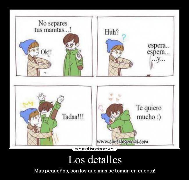 Los detalles -
