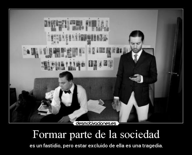 Formar parte de la sociedad - 