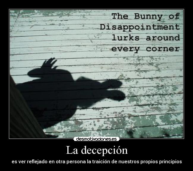 La decepción - 