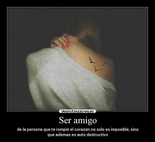Ser amigo -