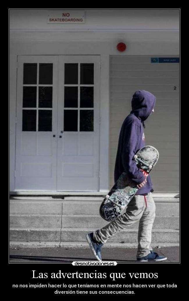 Las advertencias que vemos -