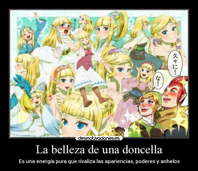 La belleza de una doncella - Es una energía pura que rivaliza las apariencias, poderes y anhelos