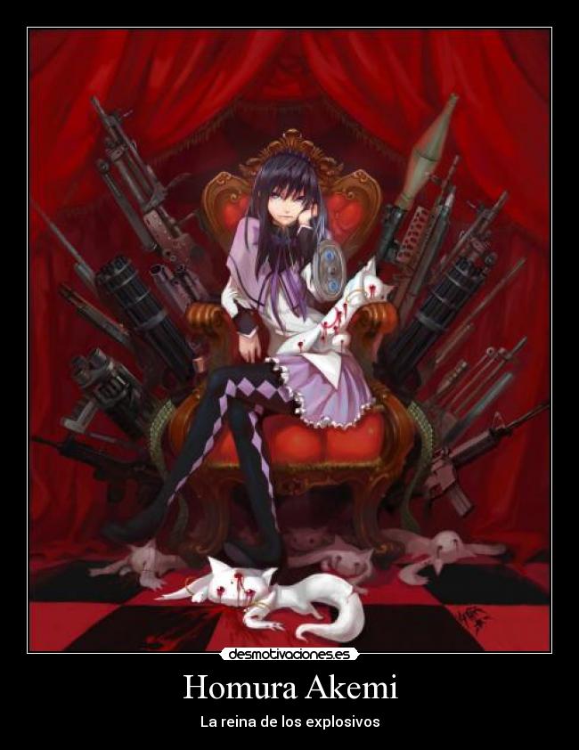 Homura Akemi - La reina de los explosivos