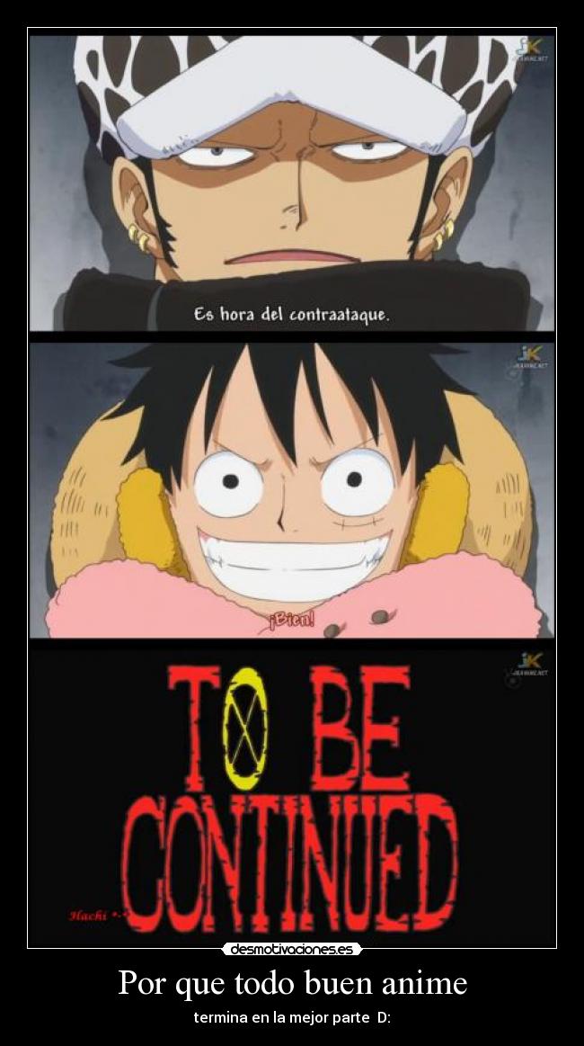 carteles anime anime desmotivaciones