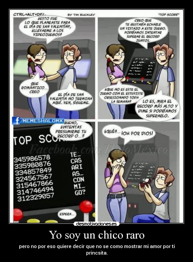 Yo soy un chico raro -