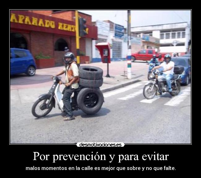 Por prevención y para evitar - 