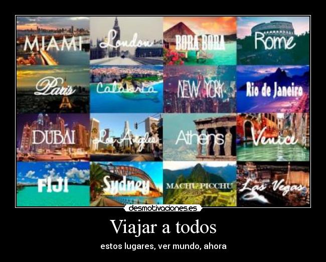 Viajar a todos -