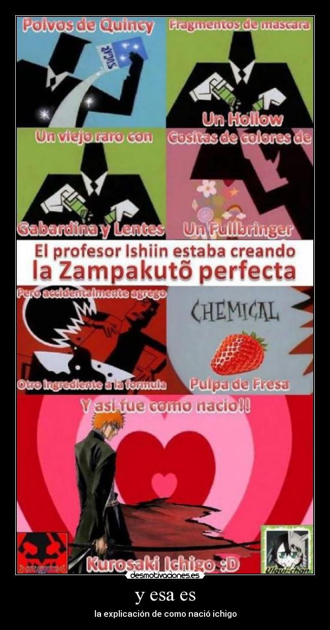 y esa es - la explicación de como nació ichigo
