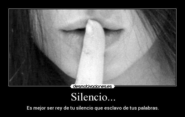 carteles silencio silencio desmotivaciones