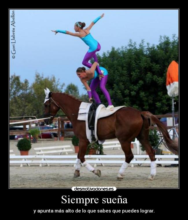 Siempre sueña - y apunta más alto de lo que sabes que puedes lograr.