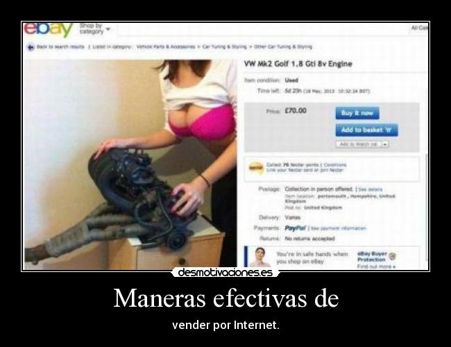 Maneras efectivas de - vender por Internet.