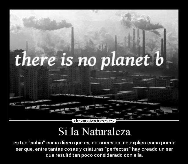 Si la Naturaleza -