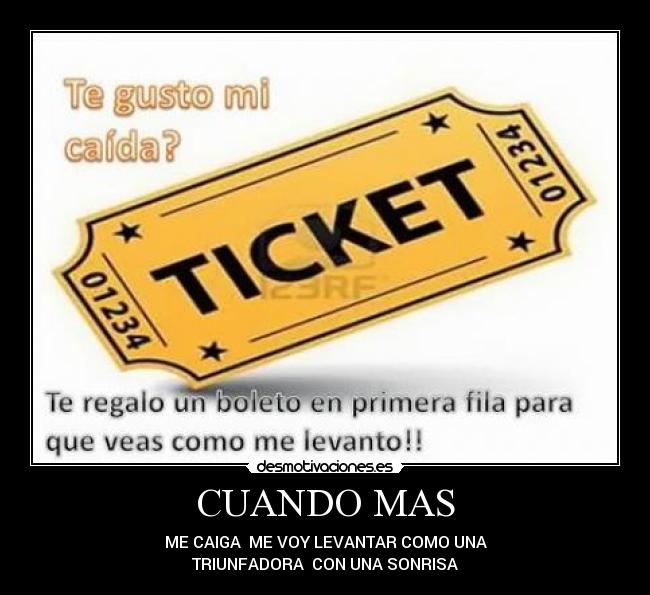 carteles gusto caida mirame cuando este triunfando desmotivaciones