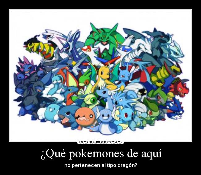 ¿Qué pokemones de aquí - 