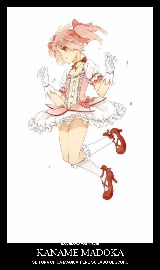 KANAME MADOKA - SER UNA CHICA MÁGICA TIENE SU LADO OBSCURO