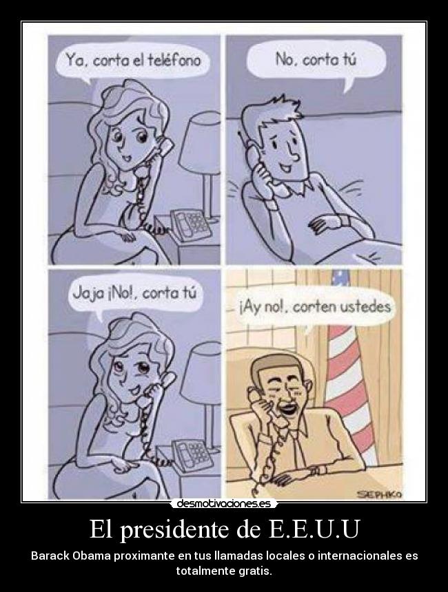 El presidente de E.E.U.U -