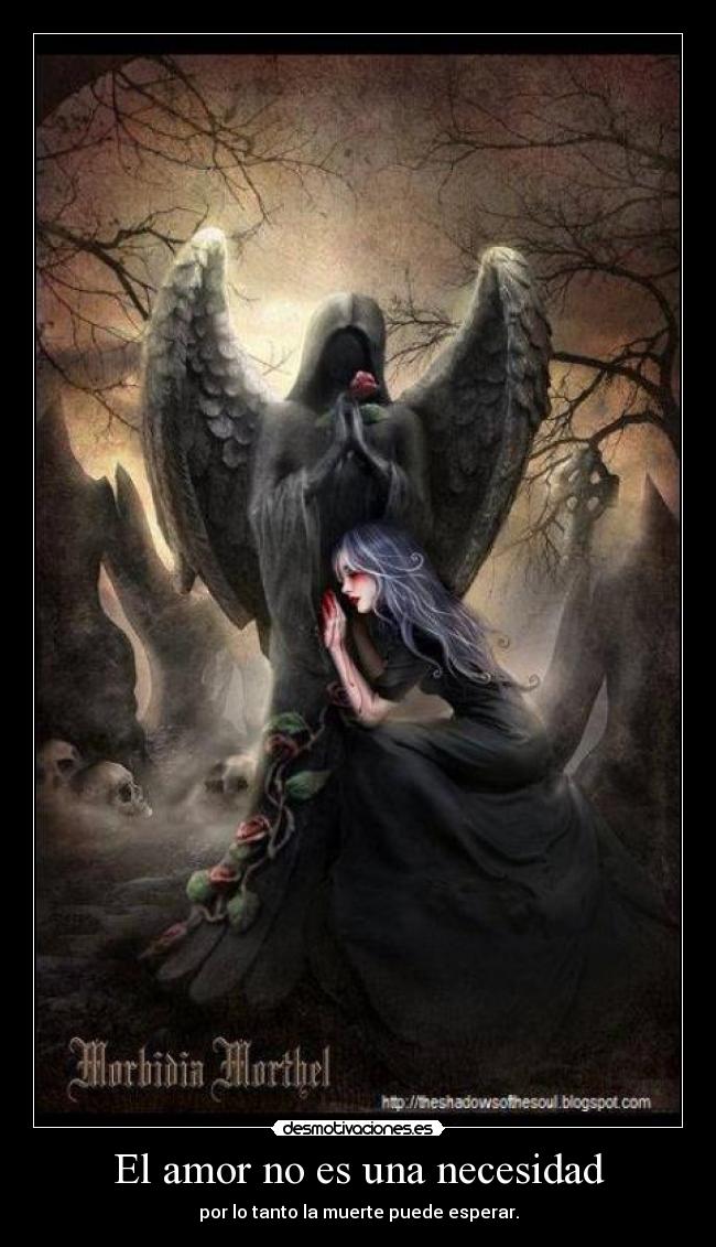 carteles amor enamorada muerte desmotivaciones