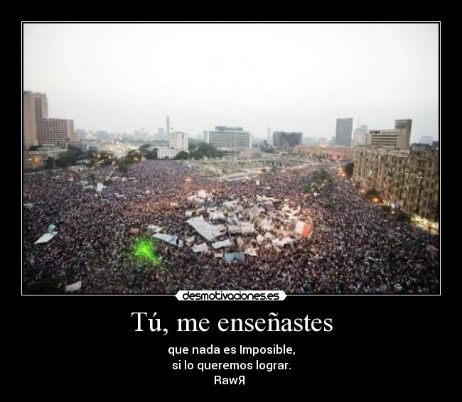 Tú, me enseñastes -