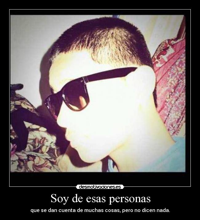 Soy de esas personas - 