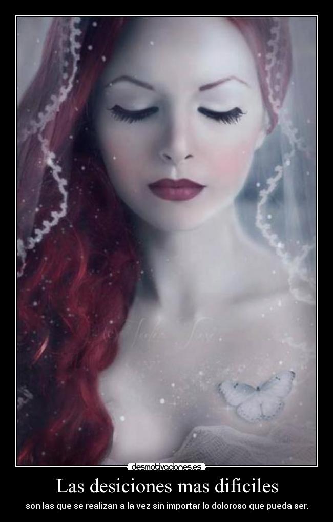 Las desiciones mas dificiles -