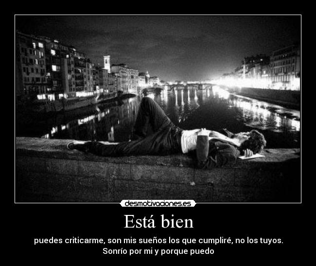 Está bien -