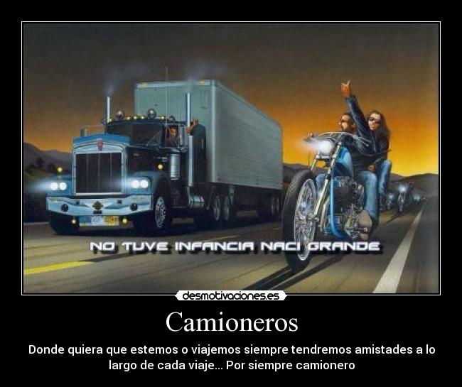 carteles camioneros desmotivaciones