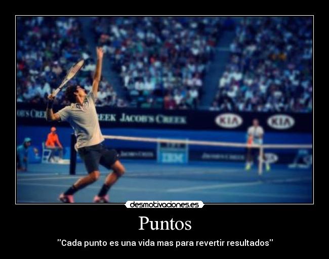 Puntos - Cada punto es una vida mas para revertir resultados