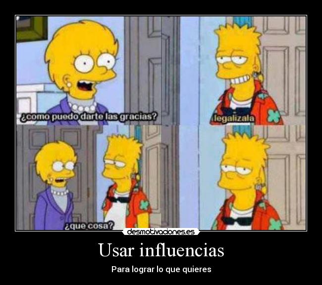 Usar influencias -