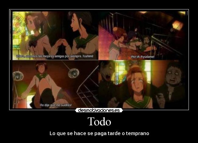 carteles anime desmotivaciones