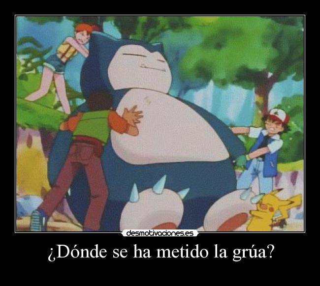 ¿Dónde se ha metido la grúa? -