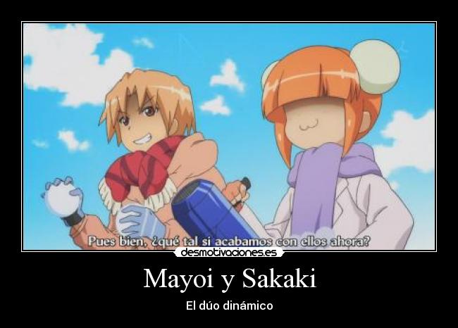 Mayoi y Sakaki - El dúo dinámico
