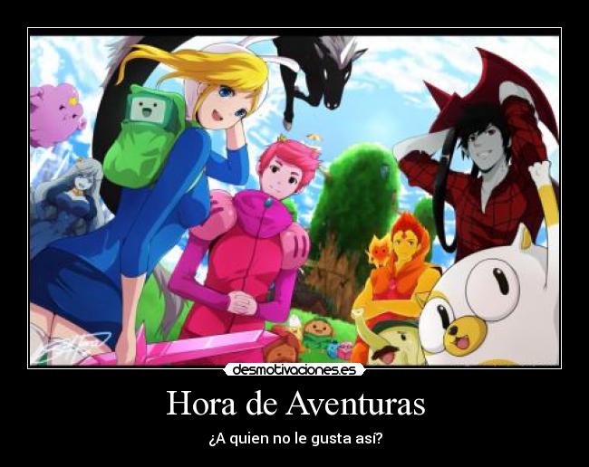 carteles adventure time desmotivaciones