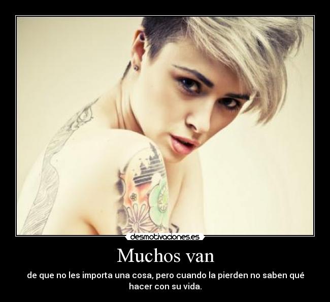 Muchos van -