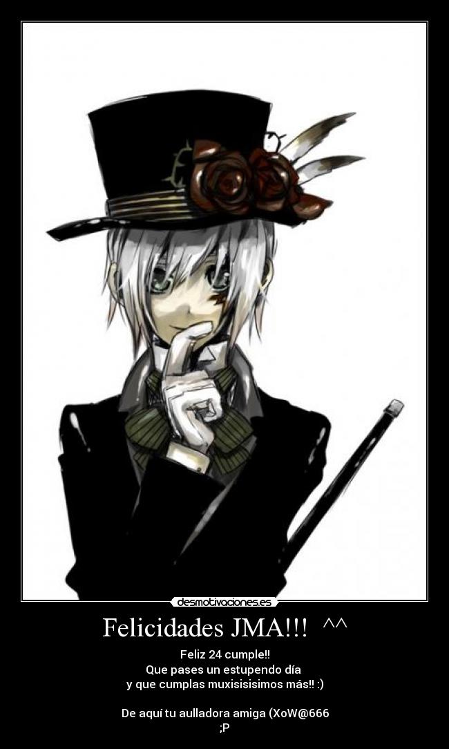Felicidades JMA!!! ^^ -