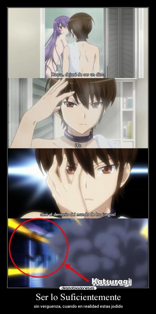 carteles kami nomi shiru sekai keima katsuragi haqua echos reales pervertidos desnudo chicas desmotivaciones