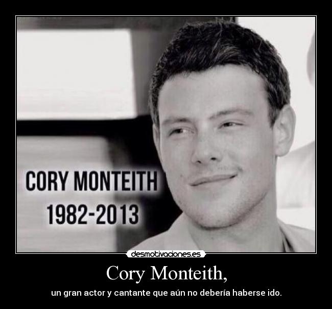 Cory Monteith, -