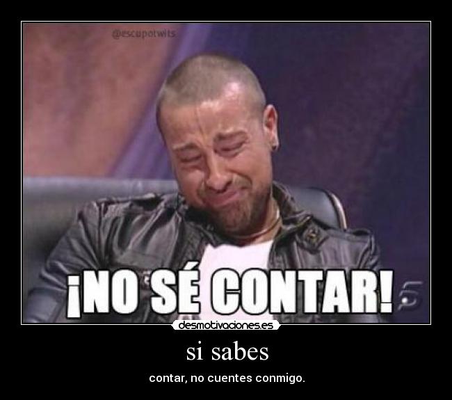 si sabes - 