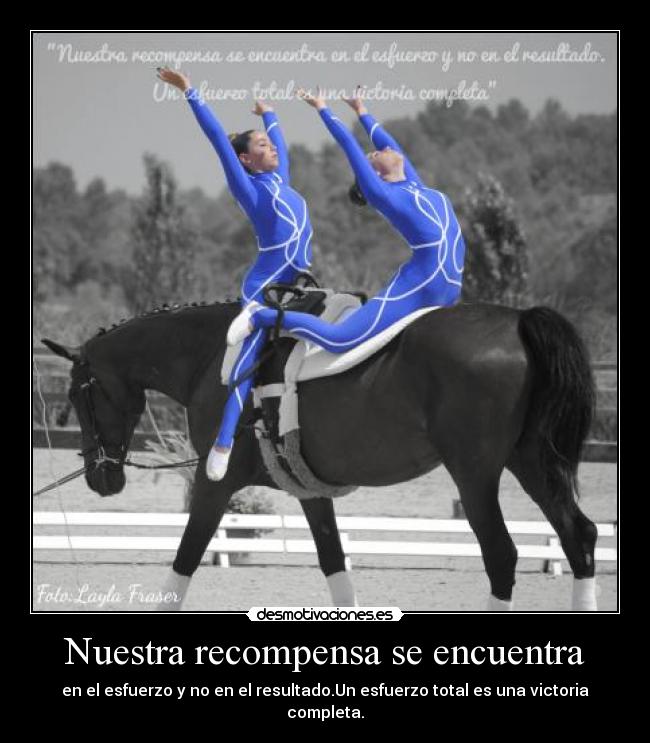 Nuestra recompensa se encuentra - en el esfuerzo y no en el resultado.Un esfuerzo total es una victoria completa.